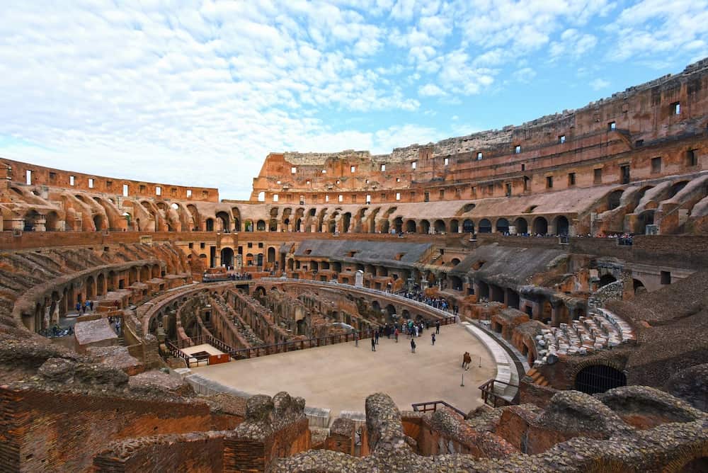 Arena im Kolosseum in Rom